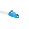 Patchcord światłowodowy Lanberg SM LC/UPC-LC/UPC SIMPLEX 3.0mm LSZH G657A1 1m żółty