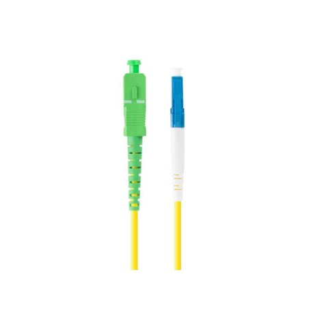 Patchcord światłowodowy Lanberg SM LC/UPC-SC/APC SIMPLEX 3.0MM LSZH G657A1 1m żółty