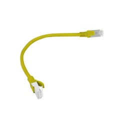 Patchcord Lanberg UTP kat.6 0,25m żółty