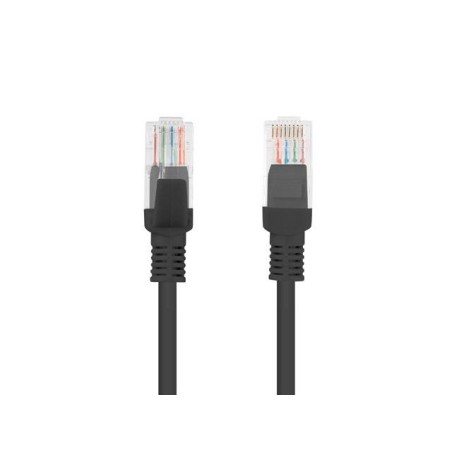 Patchcord Lanberg UTP kat.5e 30m czarny fluke passed
