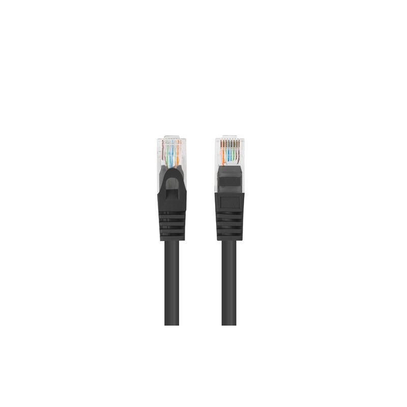 Patchcord Lanberg UTP kat.6 2m czarny 10-Pack