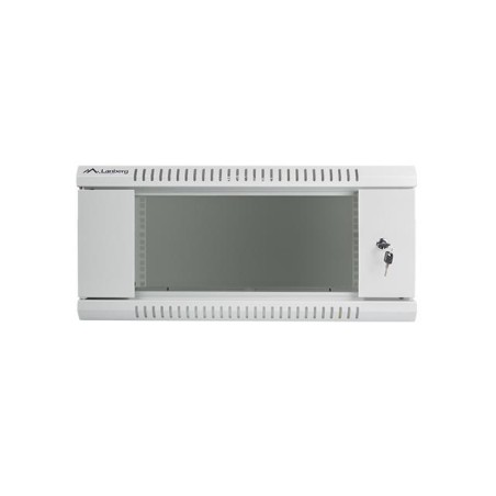 Szafa instalacyjna Rack wisząca 19" 4U 600x450 szara Lanberg (flat pack)