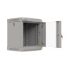Szafa instalacyjna Rack Lanberg Wisząca 10" 6U 300x300 Drzwi przeszklone (flat pack) Szara