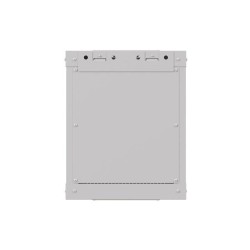 Szafa instalacyjna Rack Lanberg Wisząca 10" 6U 300x300 Drzwi przeszklone (flat pack) Szara