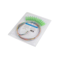 Pigtail światłowodowy Lanberg SM SC/APC SEMI TIGHT 9/125 G657A1 12X2M Multikolor