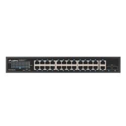 Switch niezarządzalny Lanberg 24x 1Gb PoE+/2x Gb 2x SFP Rack 19" Gigabit Ethernet 360W