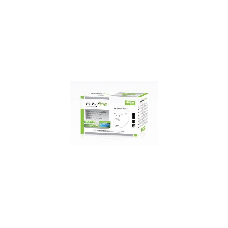 Zasilacz awaryjny UPS Ever Line-Interactive EASYLINE 850 AVR USB RJ-11 LCD Bl