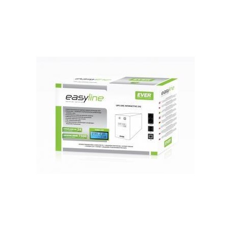 Zasilacz awaryjny UPS Ever Line-Interactive EASYLINE 850 AVR USB RJ-11 LCD Bl
