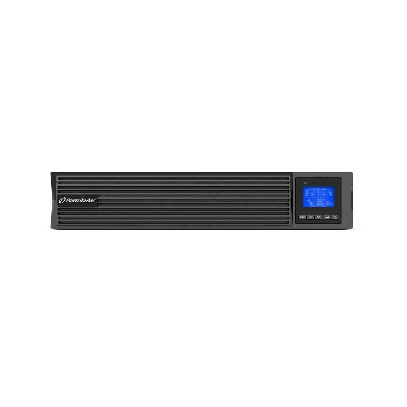 Zasilacz awaryjny UPS Power Walker On-Line 3000VA, ICR IoT PF1 USB/RS232, 8x IEC C13 + 1x C19, LCD, Rack