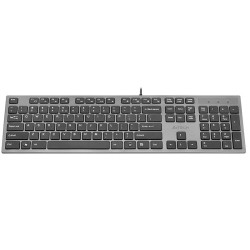 Klawiatura przewodowa A4Tech KV-300H USB czarno-grafitowa