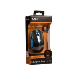 Mysz bezprzewodowa A4Tech V-TRACK G3-200N-1 Black+Blue WRLS