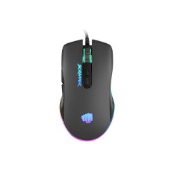 Mysz przewodowa Fury Scrapper optyczna Gaming 6400 DPI czarna RGB