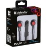 Słuchawki z mikrofonem Defender PULSE 428 douszne 4-pin czarno-czerwone