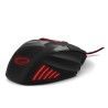 Mysz przewodowa Esperanza MX201 Wolf optyczna Gaming 7D USB czarno-czerwona