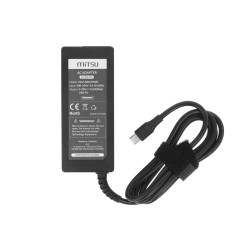 Zasilacz sieciowy Mitsu 65W USB-C, USBC, 5-20V, 3-3.25A (black) do notebooka