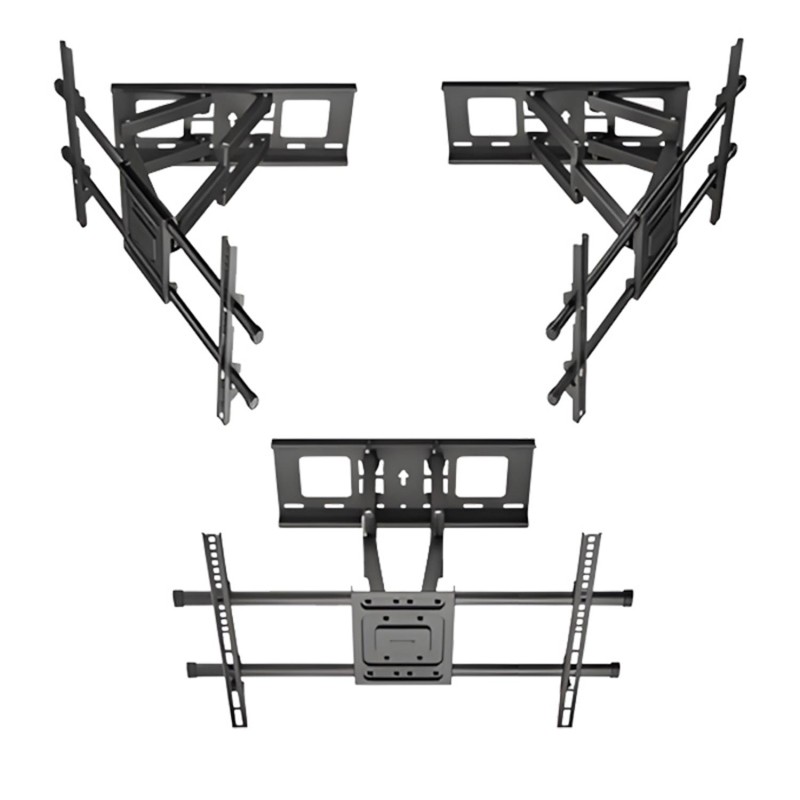 Uchwyt do TV Maclean MC-789, max VESA 600x400, 32-85", 60kg, reg.kąta w pionie i poziomie, profil 65-390mm, czarny