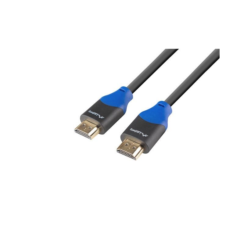 Kabel HDMI Lanberg M/M v2.0 4K pełna miedź 3m czarny Box