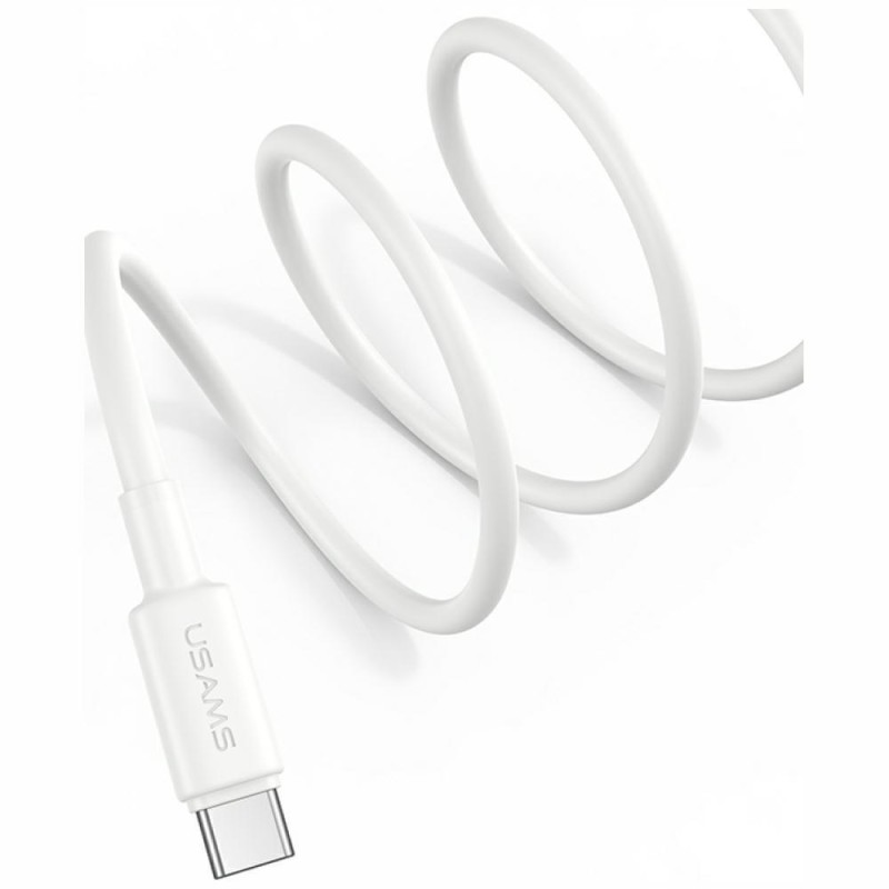 Kabel USB Usams U90 USB-A/USB-C 1m 3A biały