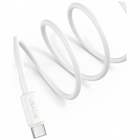 Kabel USB Usams U90 USB-A/USB-C 1m 3A biały