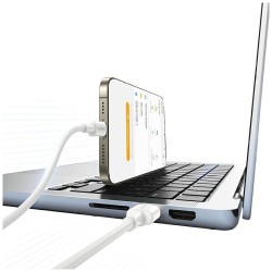 Kabel USB Usams U90 USB-A/USB-C 1m 3A biały