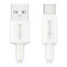 Kabel USB Usams U90 USB-A/USB-C 1m 3A biały