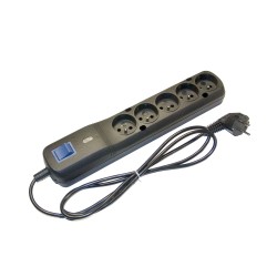 Listwa zasilająca Lestar LV-530W 5W 1,5m czarna