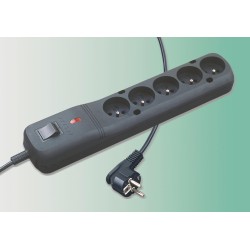 Listwa zasilająca Lestar LV-530W 5W 1,5m czarna