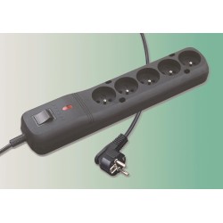 Listwa zasilająca Lestar LF-530WA 5+ 1,5m czarna