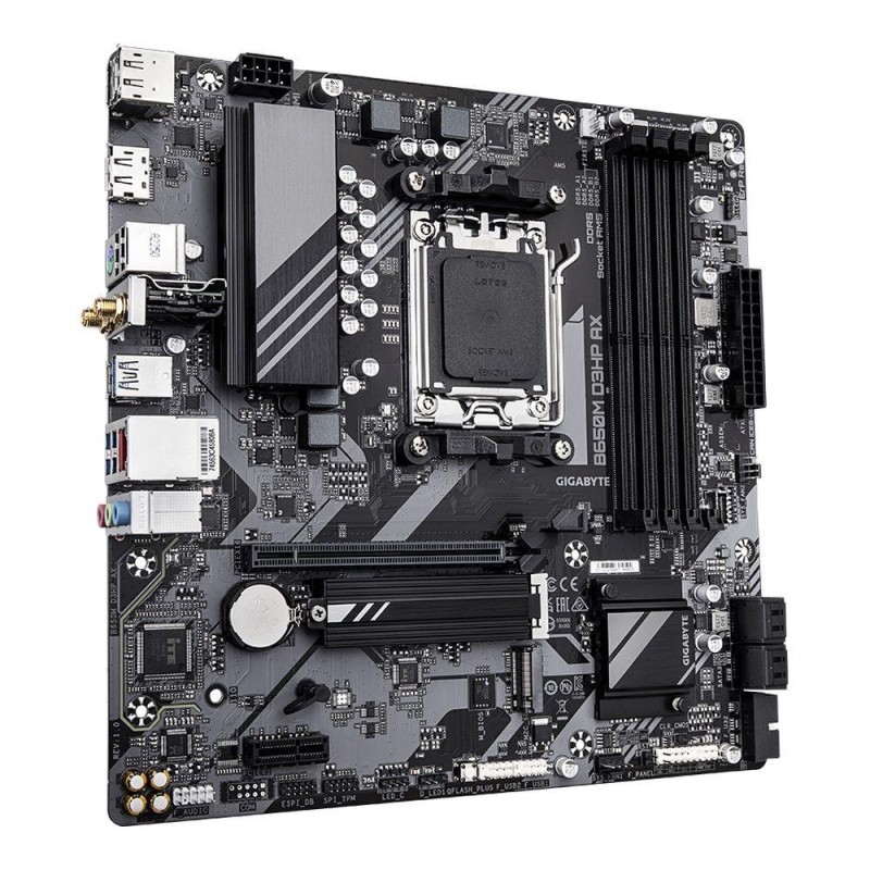 Płyta Gigabyte B650M D3HP AX /AMD B650/DDR5/SATA3/M.2/USB3.0/PCIe4.0/WiFi/BT/AM5/mATX