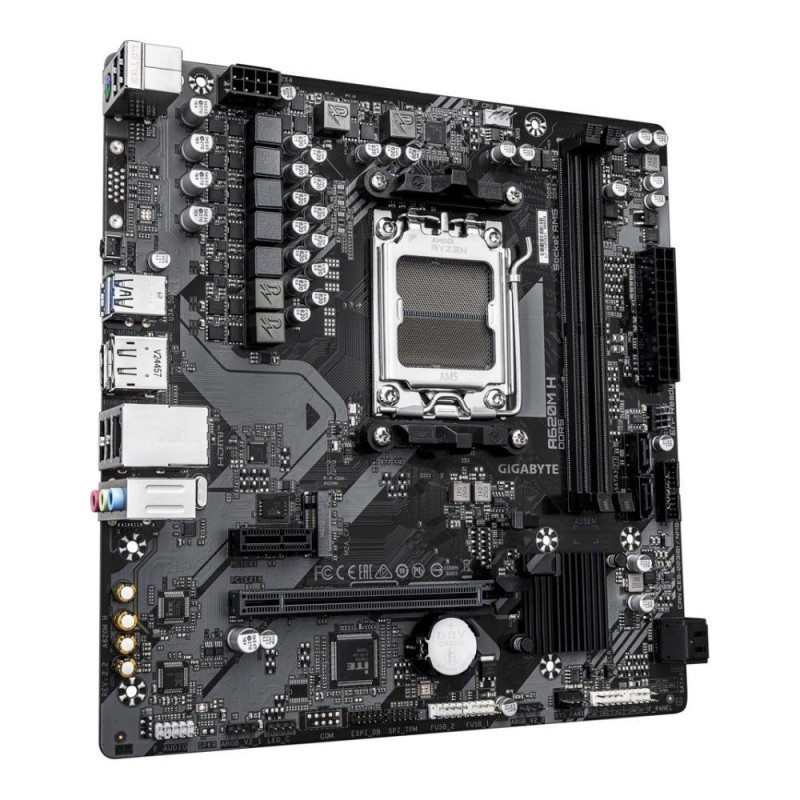 Płyta Gigabyte A620M H (rev. 2.2) /AMD A620/DDR5/SATA3/M.2/USB3.0/PCIe4.0/AM5/mATX