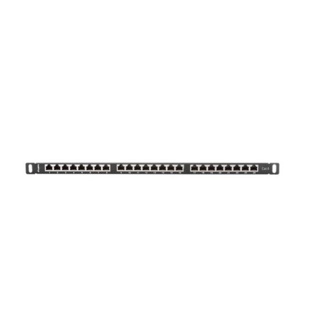 Patch panel Lanberg PPS6-0024-B 24 port 0.5U kat.6 ekranowany czarny
