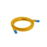 Patchcord Lanberg S/FTP kat.6A 0,5m LSZH CCA fluke passed pomarańczowy