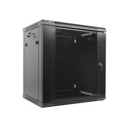 Szafa instalacyjna Rack wisząca 19" 12U 600x450 czarna Lanberg (flat pack)