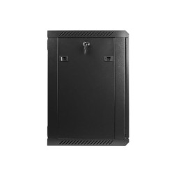 Szafa instalacyjna Rack wisząca 19" 12U 600x450 czarna Lanberg (flat pack)