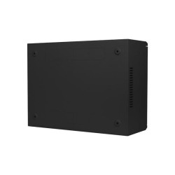 Szafa instalacyjna Lanberg rack wisząca 19" 4U+3U 540x200 niskoprofilowa czarna (złożona)