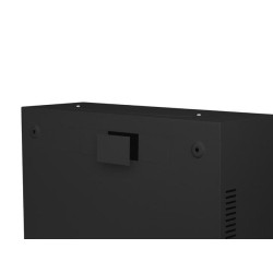 Szafa instalacyjna Lanberg rack wisząca 19" 4U+3U 540x200 niskoprofilowa czarna (złożona)