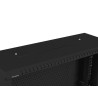 Szafa instalacyjna Lanberg rack wisząca 19" 4U+3U 540x200 niskoprofilowa czarna (złożona)