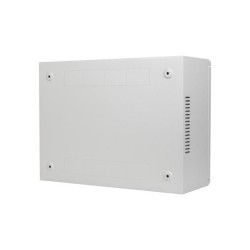 Szafa instalacyjna Lanberg rack wisząca 19" 4U+3U 540x200 niskoprofilowa szara (złożona)