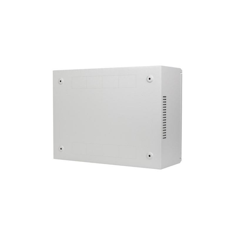 Szafa instalacyjna Lanberg rack wisząca 19" 4U+3U 540x200 niskoprofilowa szara (złożona)