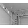 Szafa instalacyjna Rack wisząca 19" 6U 540x350 szara Drzwi przeszklone Lanberg (flat pack)