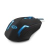 Mysz przewodowa Esperanza MX205 Fighter optyczna Gaming 6D USB czarno-niebieska