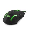 Mysz przewodowa Esperanza MX205 Fighter optyczna Gaming 6D USB czarno-zielona