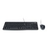 Zestaw przewodowy klawiatura + mysz Logitech Desktop MK120 US czarny