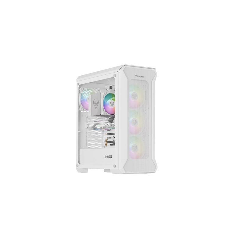 Obudowa Genesis Irid 505 ARGB white ATX Midi (z oknem, USB 3.0)
