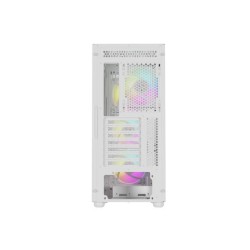 Obudowa Genesis Diaxid 605 ARGB Midi Towar (z oknem, USB-C) Biała