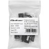 Wtyk QOLTEC przelotowy złącze RJ45 | CAT6 | FTP | Pass Through | Pozłacane styki | 10 sztuk