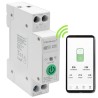 Przekaźnik Wi-Fi Qoltec 63A na szynę DIN z licznikiem energii elektyrcznej | TUYA | SMART LIFE