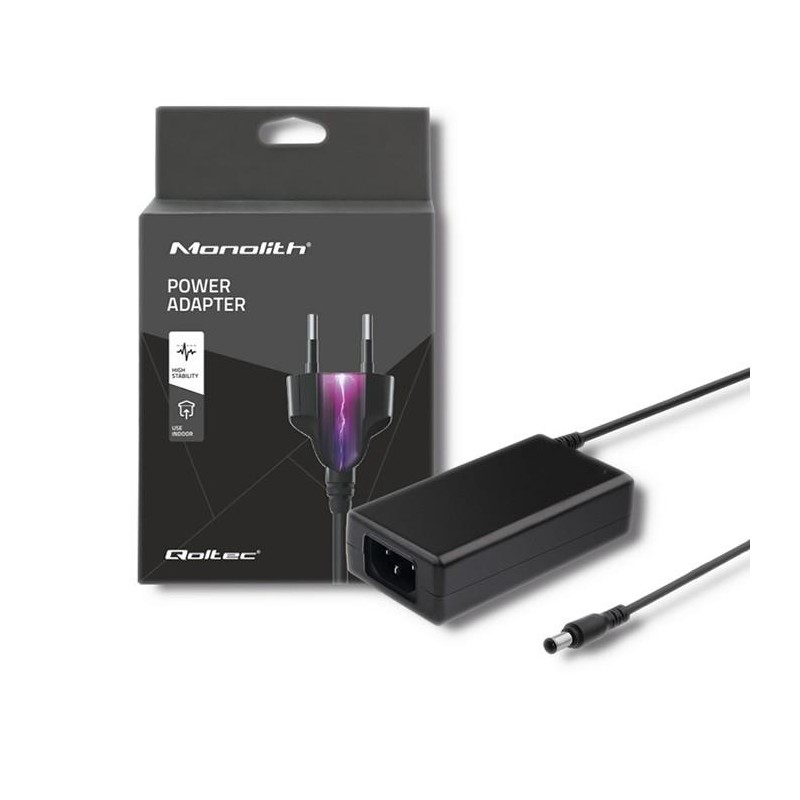 Zasilacz sieciowy Qoltec do monitora Samsung 42W | 14V | 3A | 6.5*4.4+pin | +kabel zasilający