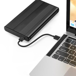 Obudowa Qoltec na dysk HDD/SSD 2.5" SATA3 | USB 3.0 | Czarna