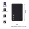 Obudowa Qoltec na dysk HDD/SSD 2.5" SATA3 | USB 2.0 | Czarna